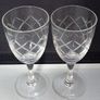 SALE!  Crystal Glasses - Set of 2 Image 2
