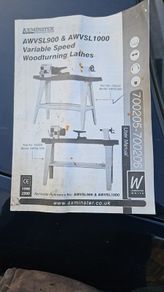 Axminster variable speed lathe