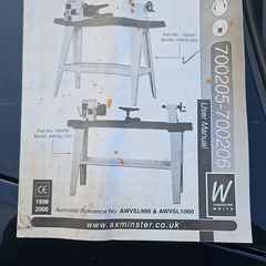 Axminster variable speed lathe