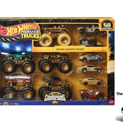 Hot Wheels 50th Anniversary Of Bigfoot 1:64 Monster Trucks Diecast Cars Trophy Champions Collection 11 Pack Brand New Sealed