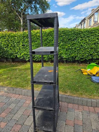 5 Tier Plastic Shelving