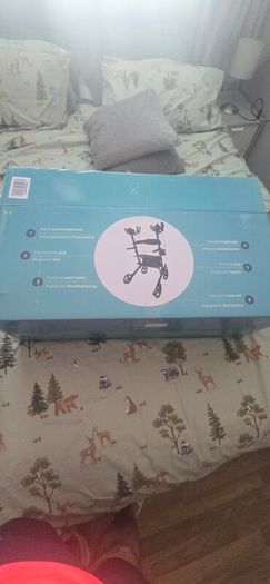 Tall standing mobility walker
