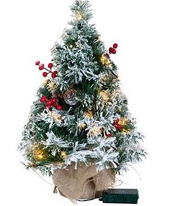 Christmas tree, small 22inches. Comes with lights-decorations