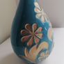 Carolyn Donnelly Eclectic  Blue Galzed Vase Image 2