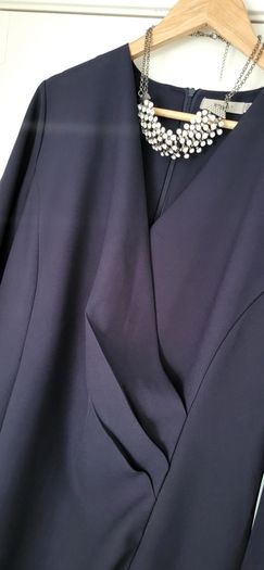 ANANY Navy Jewelled Cuff Dress Sz 2XL (Fit 16UK-18 UK) - Bnwot Rrp 89.99