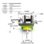 BRAND NEW 3 Inch Cross Slide Vice Table Image 2