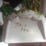 Antique Italian cermic salt cellar or tea bag caddy Image 8