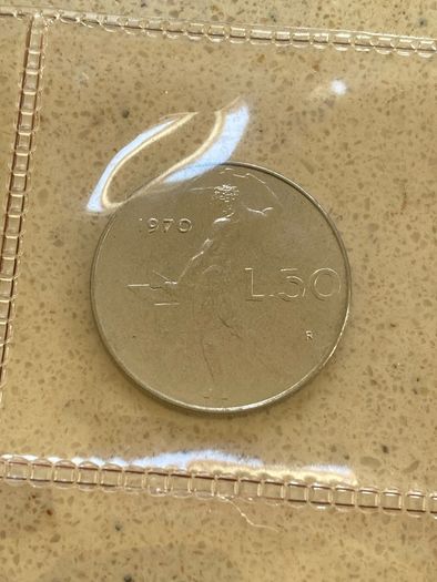 Italy 1970 coin set