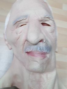 old man mask Halloween
