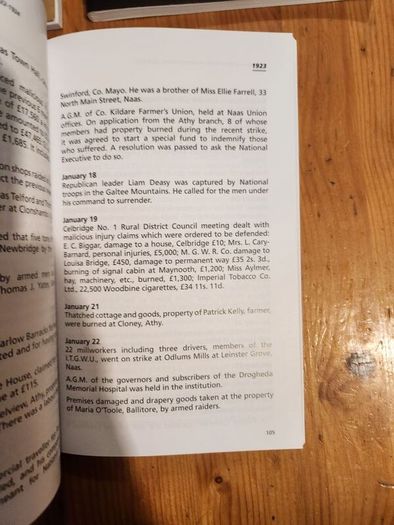 KILDARE HISTORY RELATED BOOKS X 4. 3 large volume paperback plus 1 paperback all in very good condition. SEE PHOTOS FOR DETAILS.