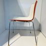 Canteen Chairs 3 white 1 orange Image 2