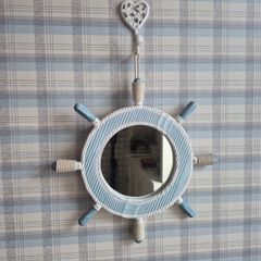 Ships wheel Mirror