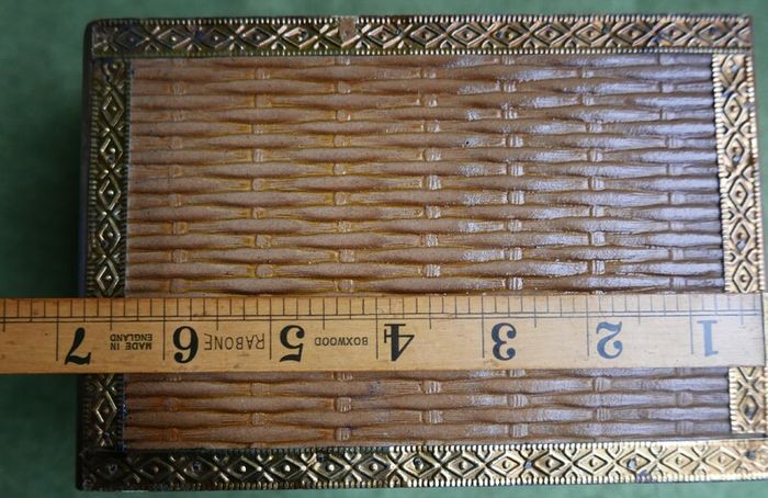 Vintage  Wooden Trinket, Jewellery box, Cigarette box