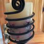 Metal/ Wrought Iron Candle Stick Holders Image 8
