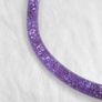 Swarovski Stardust Lavender Crystals Mesh Necklace.Double wrap bracelet Approx 40 cm Image 2