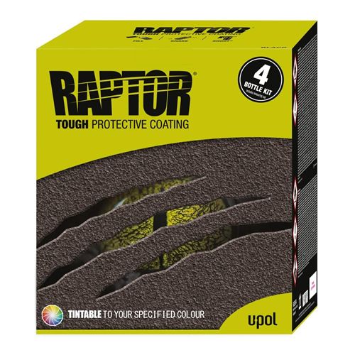 Raptor Tintable Spray On Liner Kit 4l