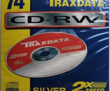 Traxdata - Box of x10 Recordable /Re-Writable Discs (CD-RW) STILL SEALED