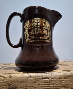 Bowmore Scotch whisky ceramic water jug