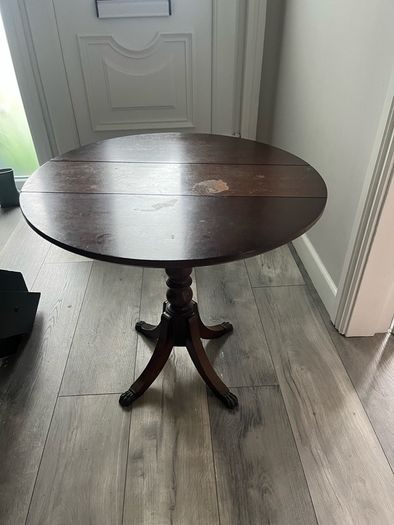 antique folding table