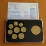 Vatican Sede vacante 2013 essai Specimen pattern coins set Gold & Rhodium gilt 1 of only 2000 sets Image 2