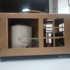 Modern barograph in a hinged metal case, serial no. A2 341
