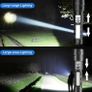 Tiktok 1pc Super Bright LED Flashlight, USB Rechargeable Handheld Torch Image 8