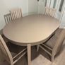 Extendable Dining table and Chair set Image 6
