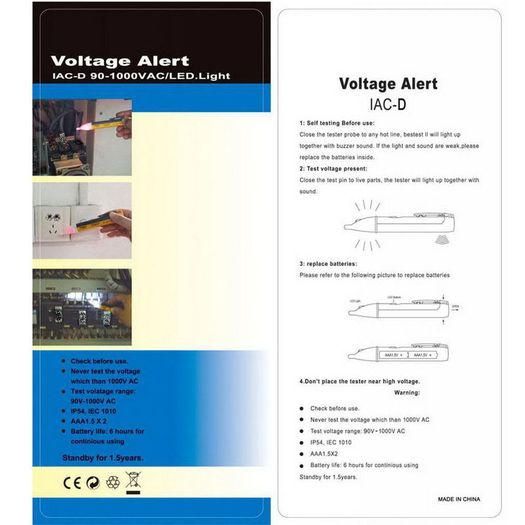 AC non-contact Voltage Testers