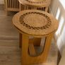 two oak bedside tables Image 2