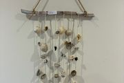 Homemade seashell decor