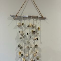 Homemade seashell decor