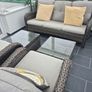5Pce Grey Rattan Garden Set Image 5