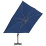 Cantilever Umbrella with Aluminium Pole 4x3 m Azure Blue Image 4