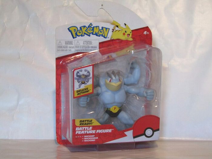 Pokemon Machamp Pokemon Battle Feature Figure Deluxe Action 5" Inch Battle Figure Brand New Sealed