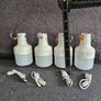 Rechargeable camping lights. Battery lights. Hiking lights. Picnic lights. Set of 4 lights Image 5