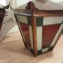 Copper leaded glass lanterns. Image 4
