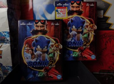 Sonic the Hedgehog 2 ! DVD ! with Slipcase ! 2022 ! Jim Carrey !