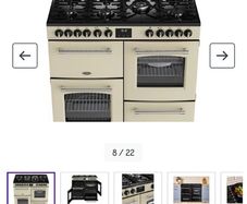 Belling range cooker cream 100cm