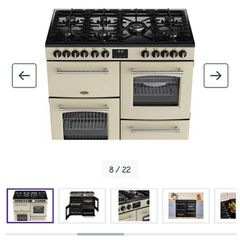 Belling range cooker cream 100cm