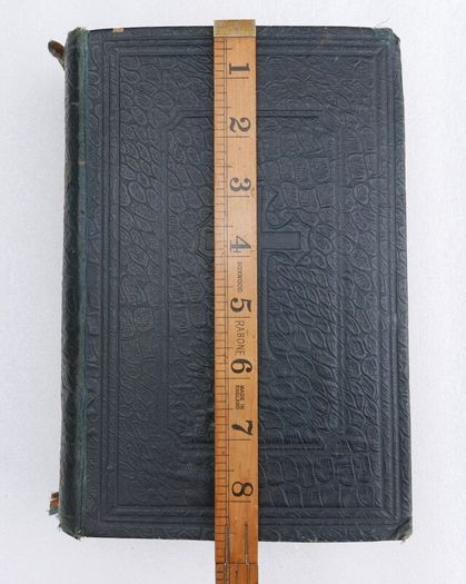 Vintage spine of a Catholic Douay Bible published by James Duffy & Co. Ltd. in Dublin.