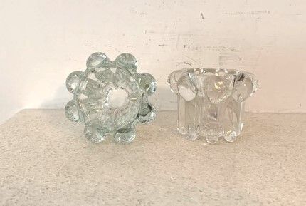 Vintage Atomic Bubble Candle Holders VMC Reims