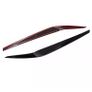 2Pcs/Set Gloss black Headlight Eyebrows Eye Lid Cover fit for BMW 5 Series G30, G31 Image 4