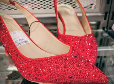 Red Sparkle Shoes