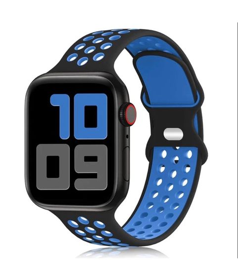 Silicone Strap For Apple Watch Band MESH 38mm 40mm 41mm /42mm 44mm 45mm NEW