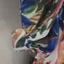 Forever Unique Tiered Lined Maxi Dress Tropical Print Balloon Sleeves New With Tags Size 10 CAN POST Image 4