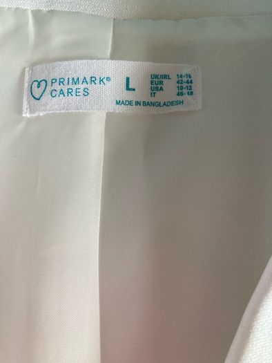 Ladies New White Jacket L