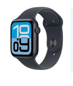 Apple Watch SE 3 (GPS, 2025) 44mm Midnight Aluminium Case with Midnight Sport Band - M/L