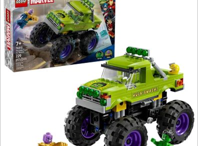 LEGO Marvel The Hulk Truck vs. Thanos