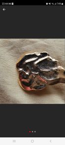 Vintage yves saint laurent gold pin