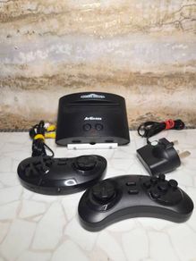 At Games Mega Drive Classic Console 2 Controllers & Plug Built-In Games retro
